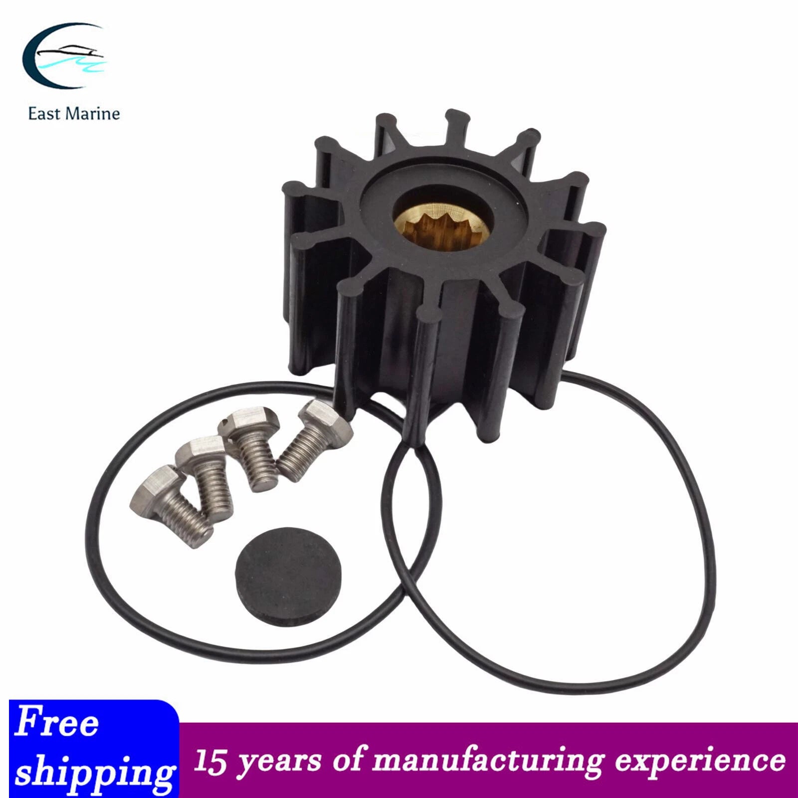 Impeller Kit for Yanmar 3JH 4JH Series (Replaces 129470-42532)