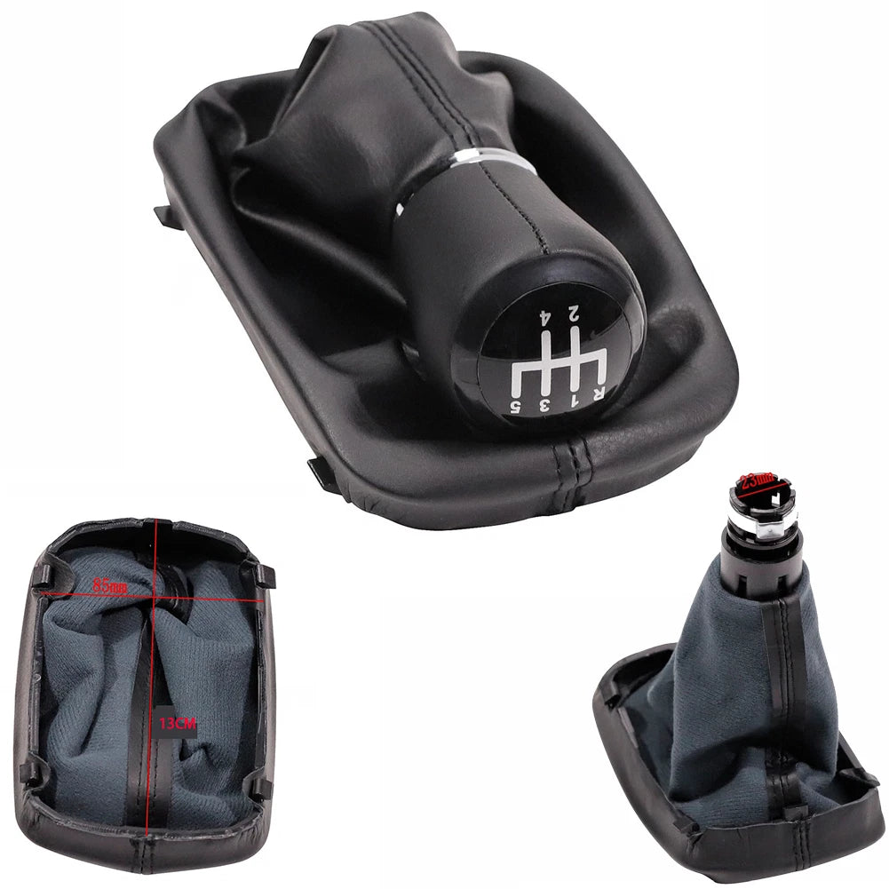 Gear Shift Knob Leather Boot Cover for