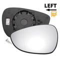 Left Side White Heated Mirror Glass for Ford B Max Fiesta (2012–2019)