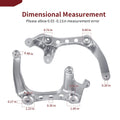 Set of 2 Front Fender Brackets for Yamaha Raptor YFM 350 (2004–2006) 5YT-21513-00-00 5YT-21514-00-00