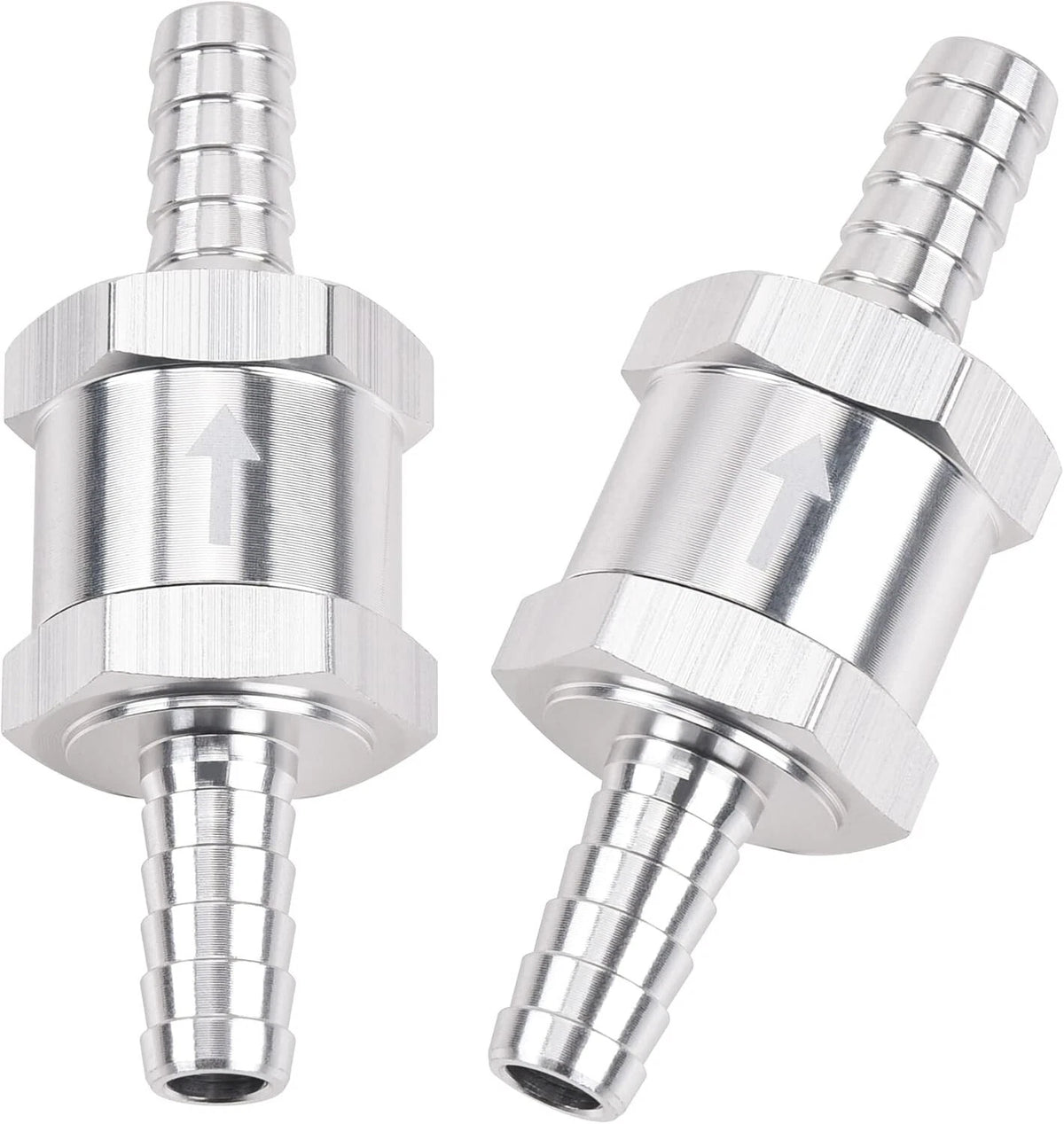 2X Fuel Check Valve for Diesel Gasoline 10mm OD (Inline Non Return)