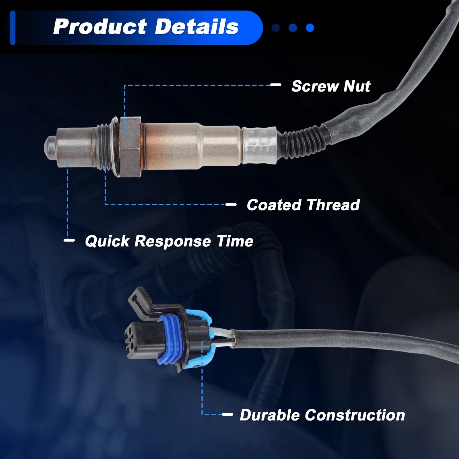 Oxygen Sensor for Cadillac CTS V6 3.6L (2005–2019) 1pcs