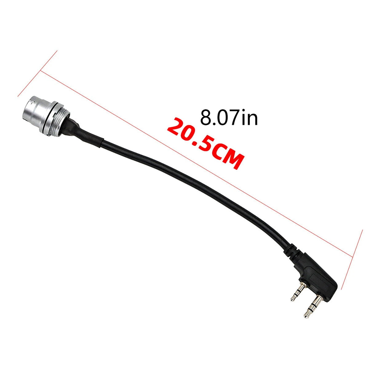 Replacement Adapter Cable for AN/PRC 148 152 152A Walkie-Talkie
