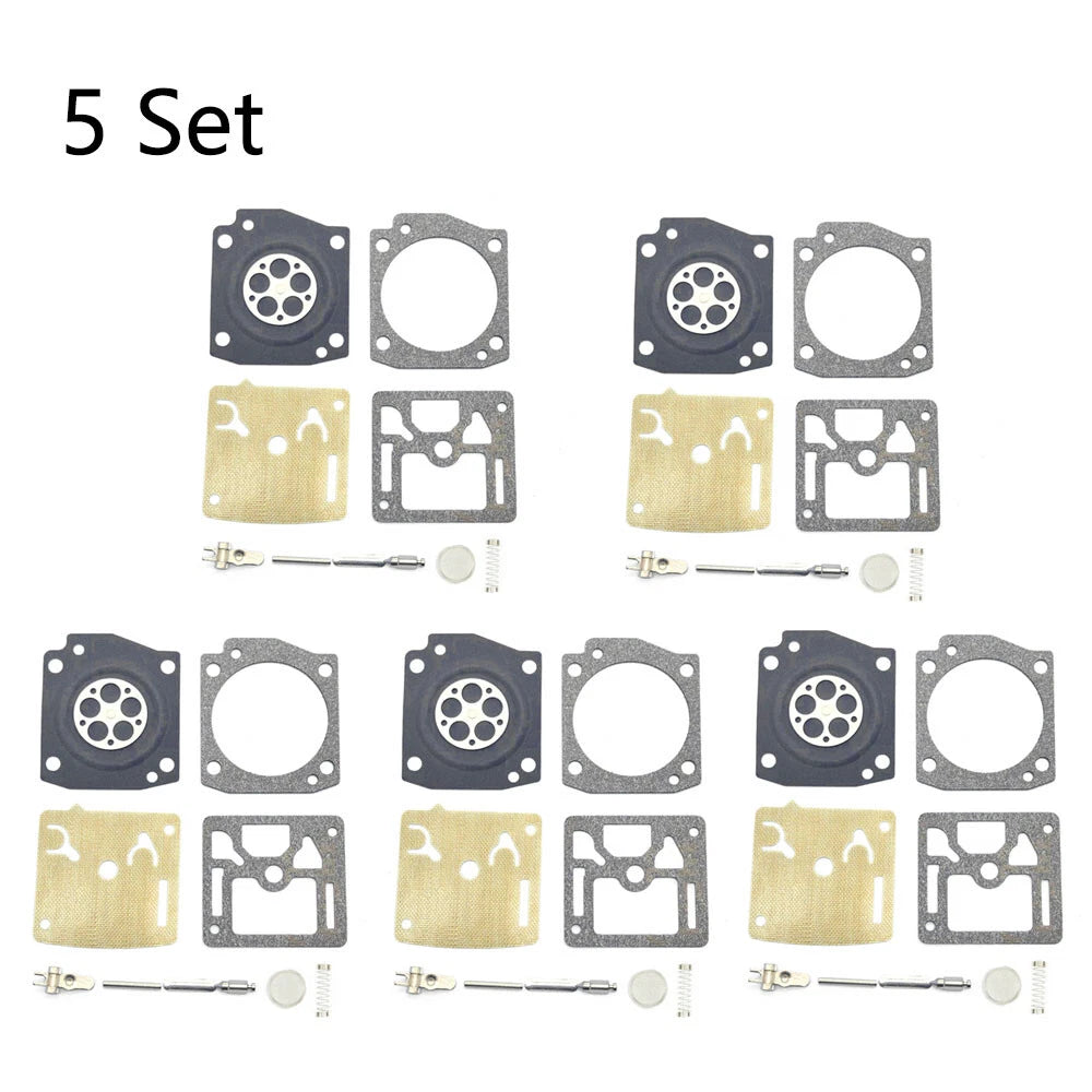 5X Carburetor Kit for Husqvarna 362 365 371 372 (Zama RB-60, C3M-EL2A)
