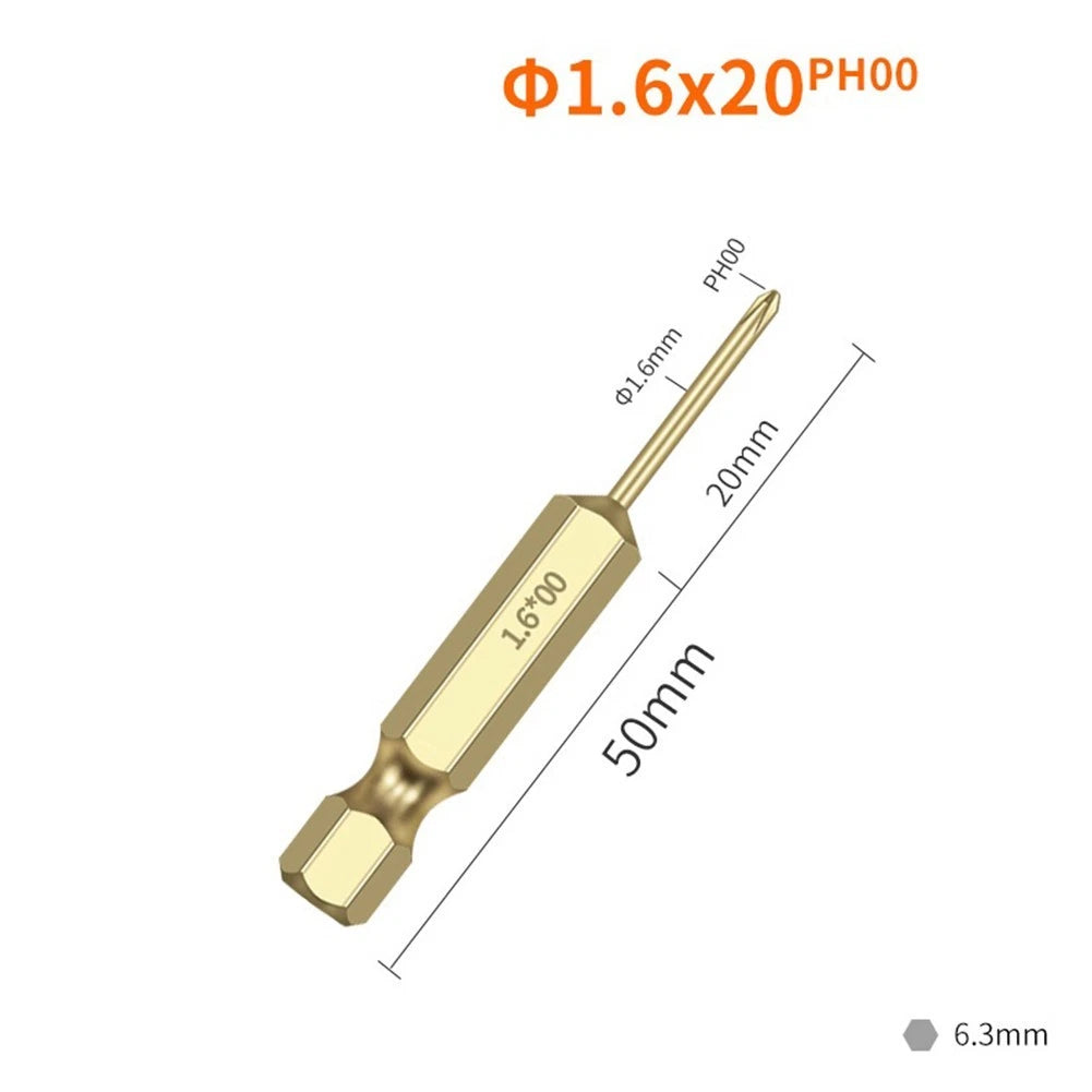 50mm Hex Screwdriver Bit for Electric and Hand Tools (PH00 PH2)