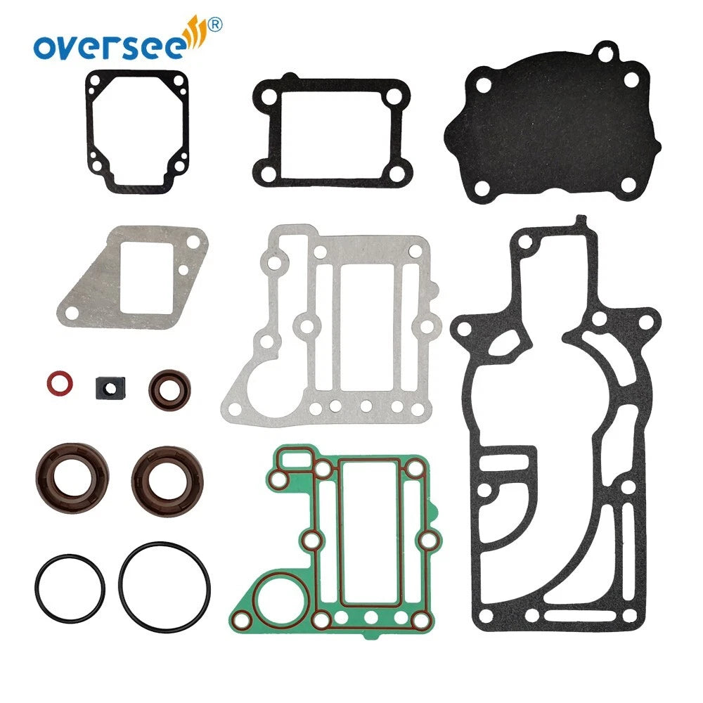 Power Head Gasket Kit for Yamaha 2T 4HP 4AC Outboard (6E0-W0001-A4, 6E0-W0001-03-0)