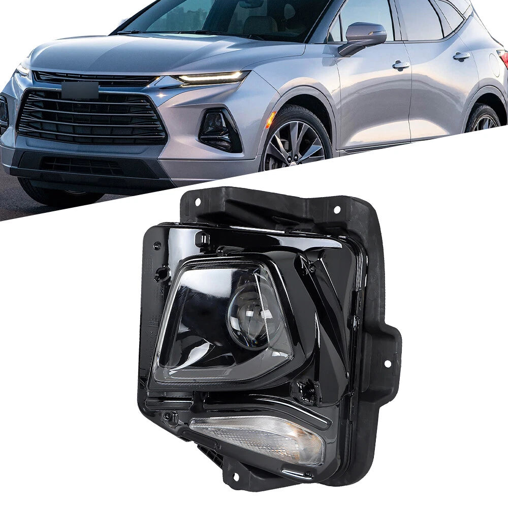 HID Headlight Headlamp for Chevy Blazer (2019–2021) Left Side Black Clear