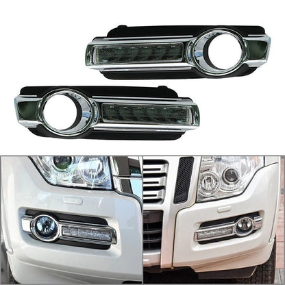 2X LED Daytime Running Lights for Mitsubishi Pajero Montero V93 V97 (2015–2019)