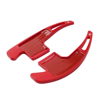 Steering Wheel Shift Paddle Shifter Trim Cover for Ford Mustang (2015–2023) Red