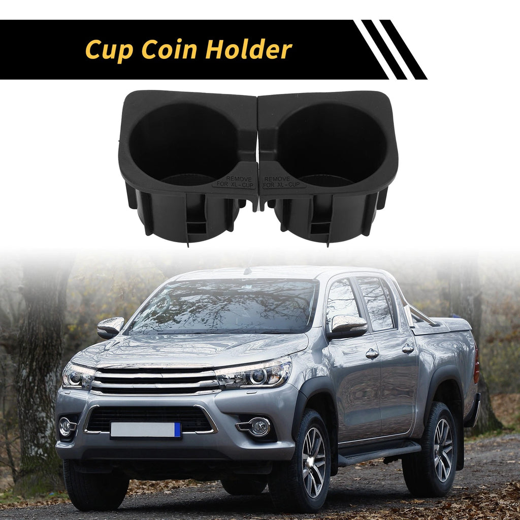 Center Console Cup Holder Insert Set for Toyota Tacoma 2016–2023