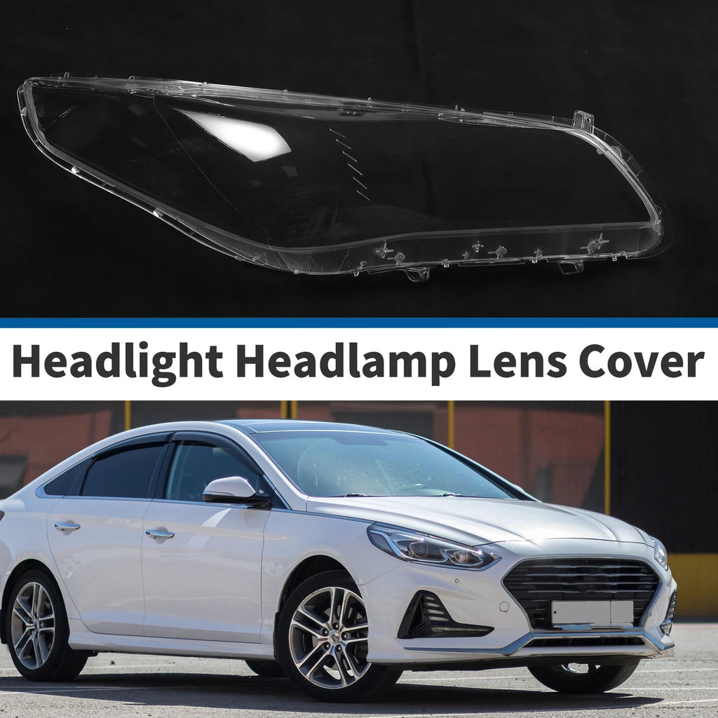 Headlight Lens Cover for Hyundai Sonata (2015–2017) PC Clear
