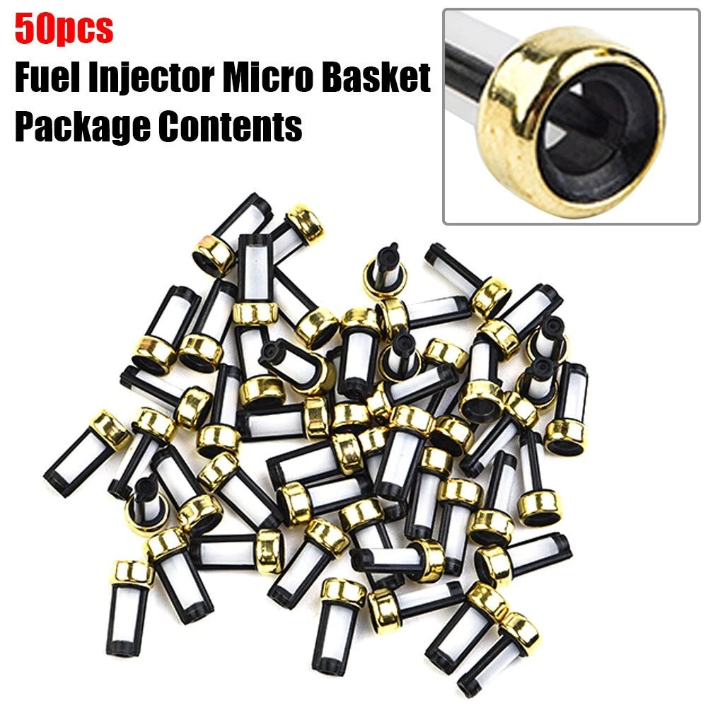 Set of 50 Fuel Injector Filter Baskets for