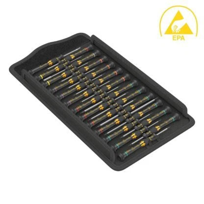 25-Piece Wera Kraftform Micro ESD Set for Electronics