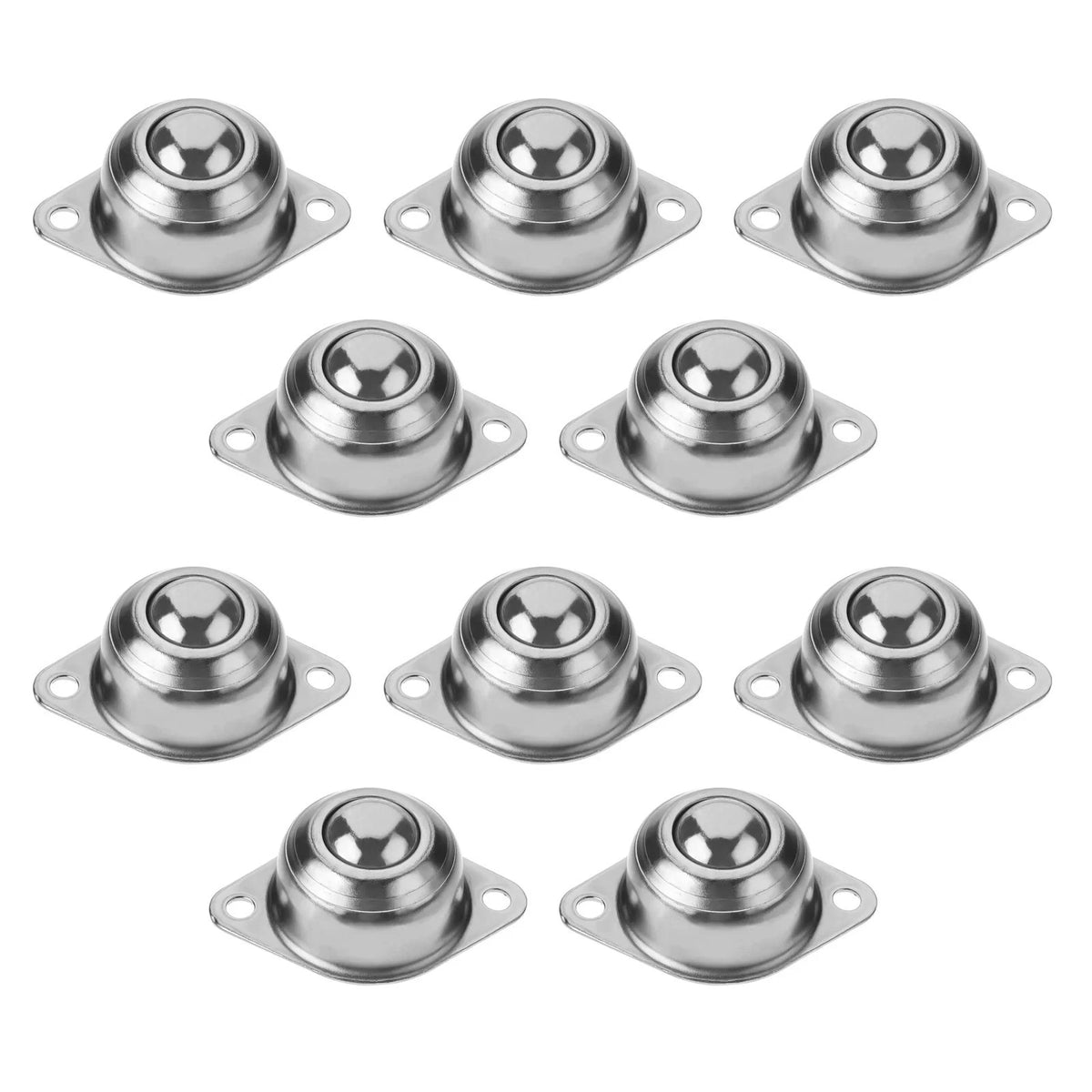 10Pcs Roller Ball Transfer Bearing Casters Mini Swivel Wheels