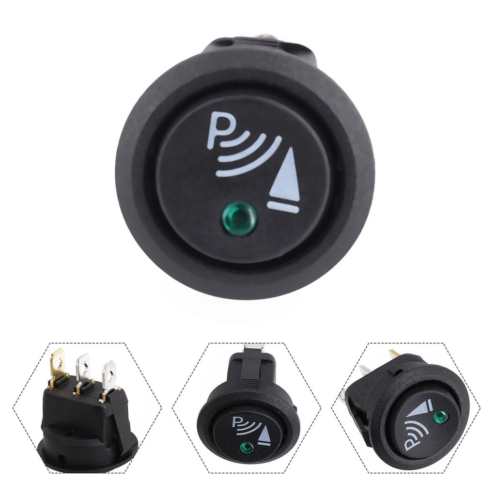3 Pin Rocker Switch for Car Parking Sensor (Front Rear)