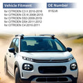 Chrome Mirror Cover Cap for Citroen C3 II (2010–2016)