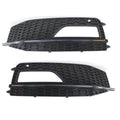 Honeycomb Fog Light Grill Bezel Covers for Audi S4/A4 S-line (2012–2015)