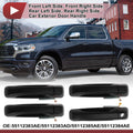 Exterior Door Handle Front Rear Replacement for Dodge Ram 1500 (2013–2018)