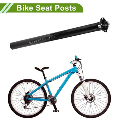 Bike Suspension Seatpost 31.6x350mm Replacement for Carbon Fiber Saddle Post
