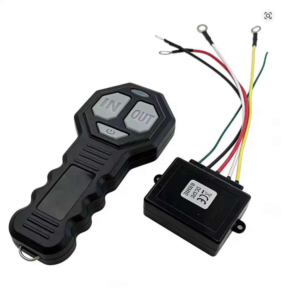 Wireless Remote Control Switch for Universal 12V 24V Winch (98ft/30m)