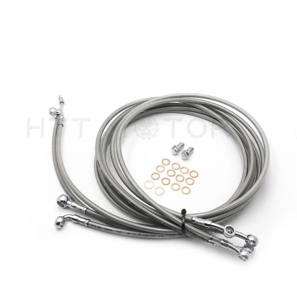 Stainless Ape Cable Kit for Harley Touring ABS Models (2014–2020)