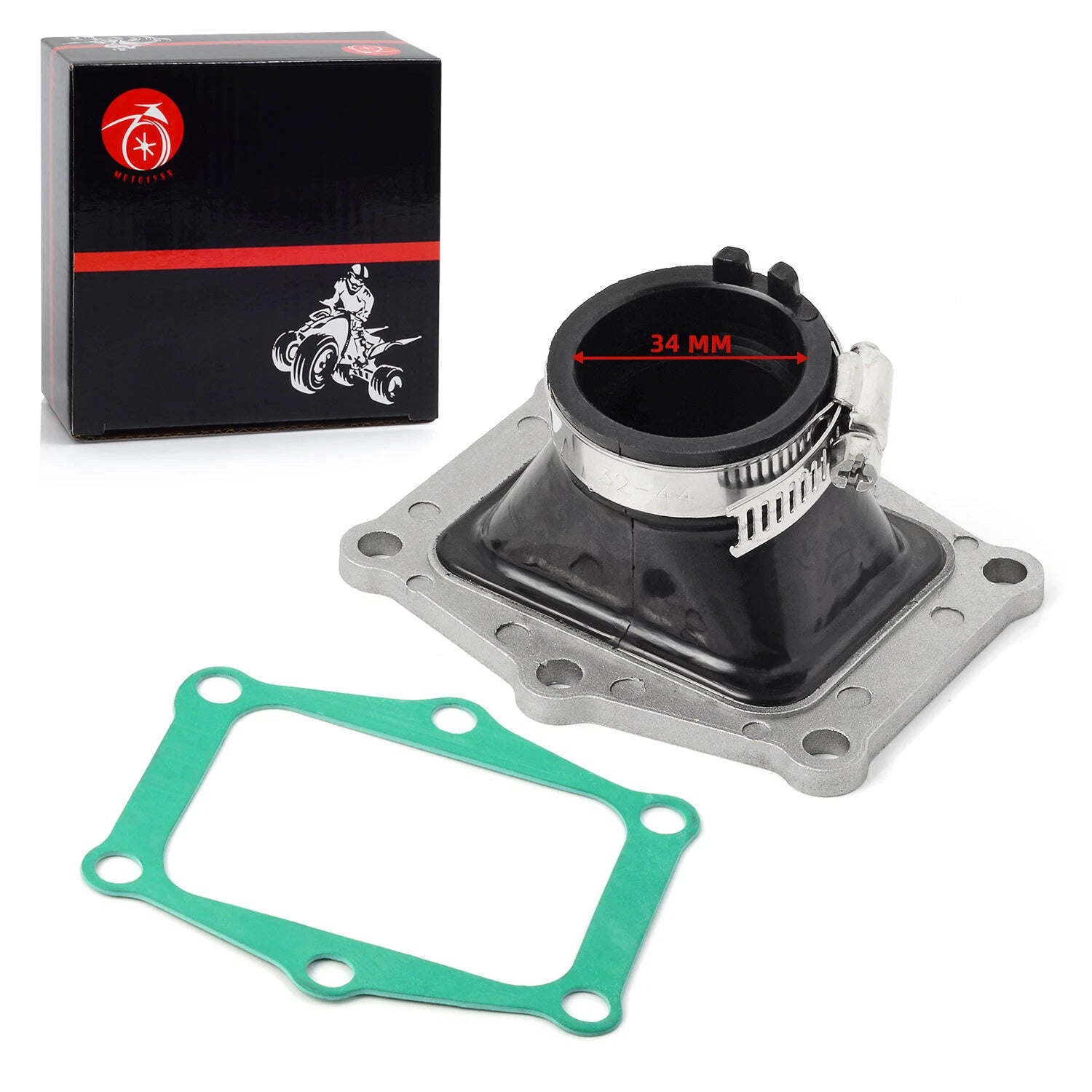 Intake Manifold Carb Boot & Gasket for Honda ATC250R (1981–1982)