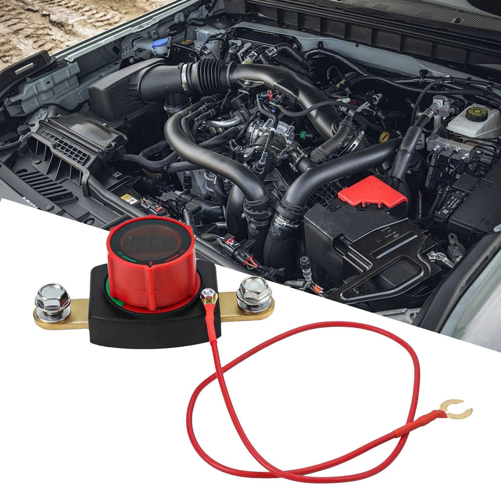 Main Circuit Breaker Switch with Voltmeter for Vehicle Electrical Systems