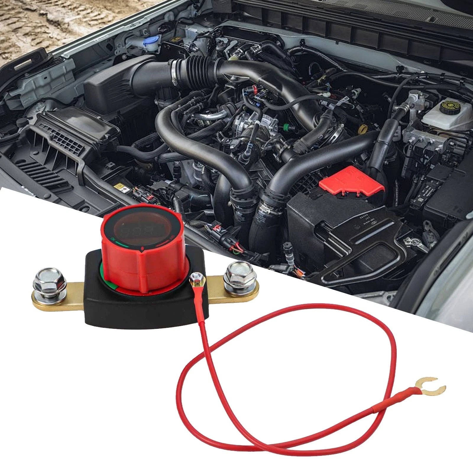 Main Circuit Breaker Switch with Voltmeter for Vehicle Electrical Systems