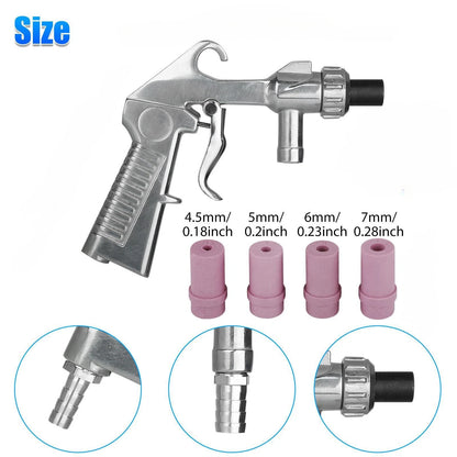 Sandblaster Gun with Ceramic Nozzles for Sandblaster Cabinet