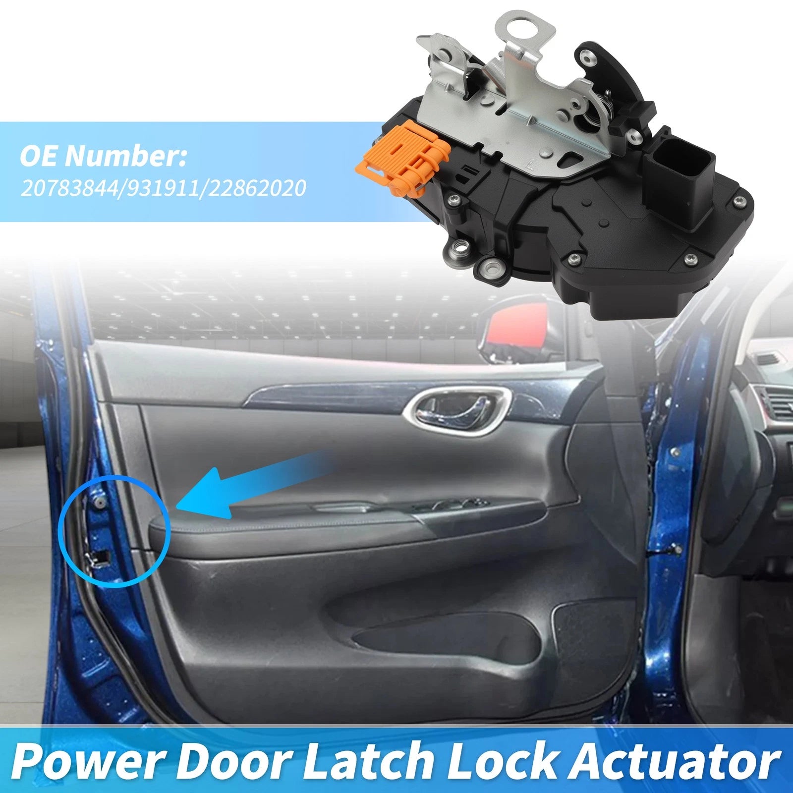 Front Left Power Door Lock Actuator for Chevrolet Avalanche (2007–2013)