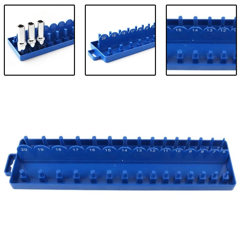 Socket Storage Organizer for Garage Workshop (Metric)