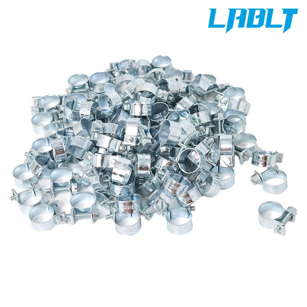 10Pcs Fuel Injection Hose Clamp for Auto (Universal)