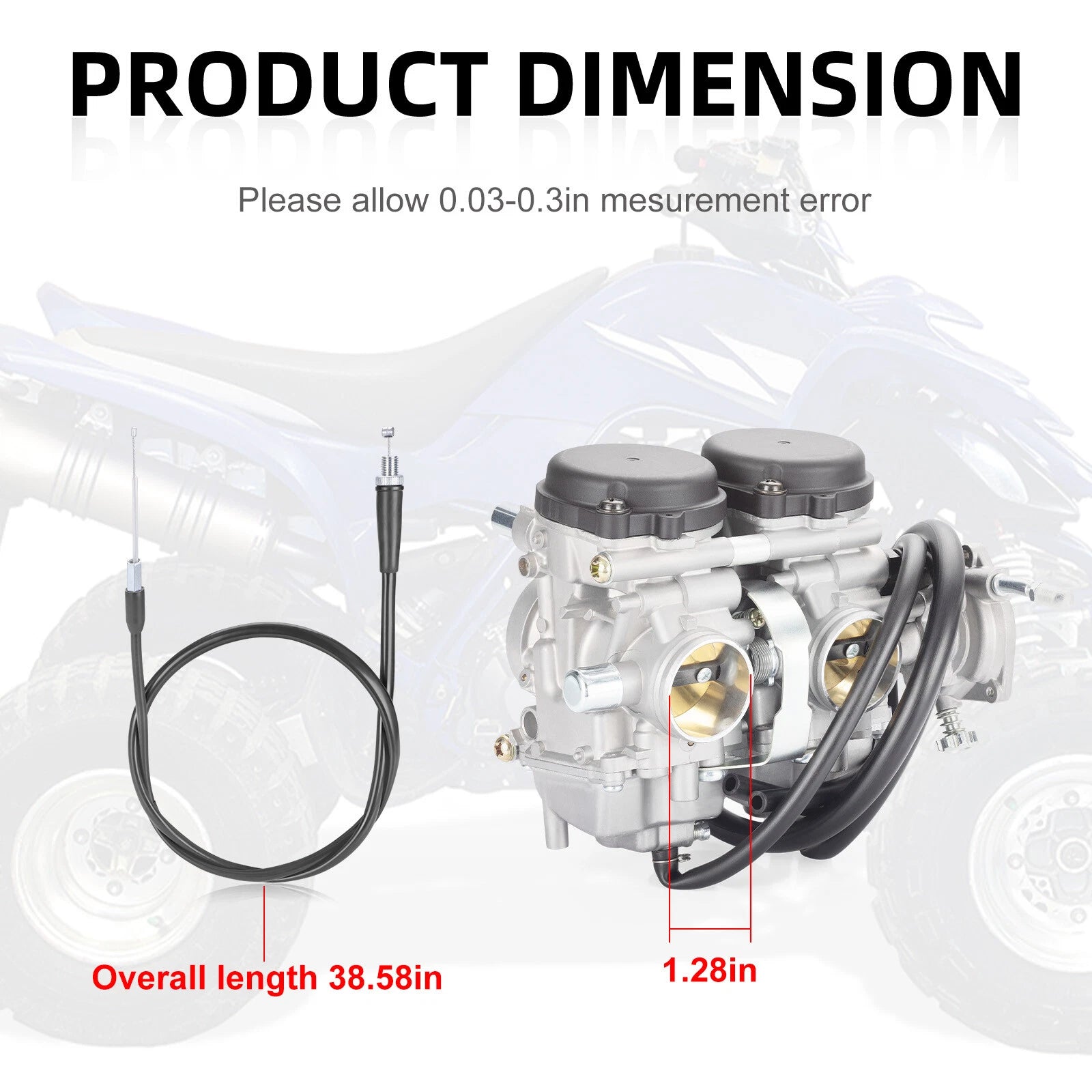 Carburetor for Yamaha Raptor 660R YFM660R (2001–2005) 5LP-14900-00-00