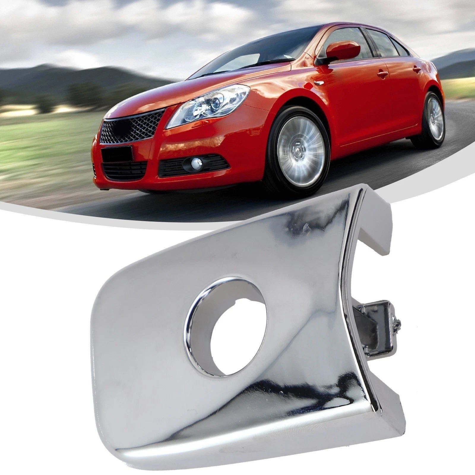 Chrome Front Left Door Handle Cap for Nissan Vehicles