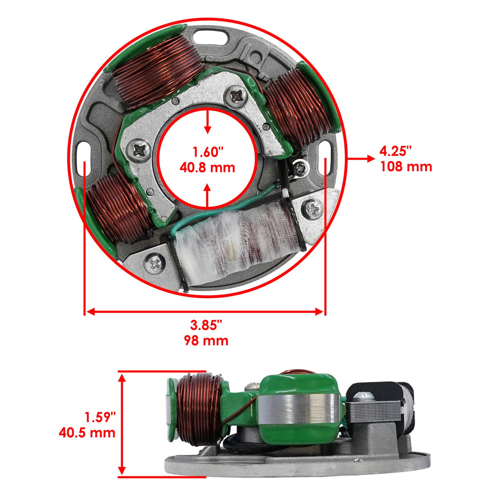 Stator for Sea-Doo GTS 580 587 (1992–1994) 4-Wires Magneto