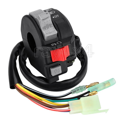 Handlebar Start Run Switch Headlight for Yamaha YFB250 YFM250X (1991–1999)