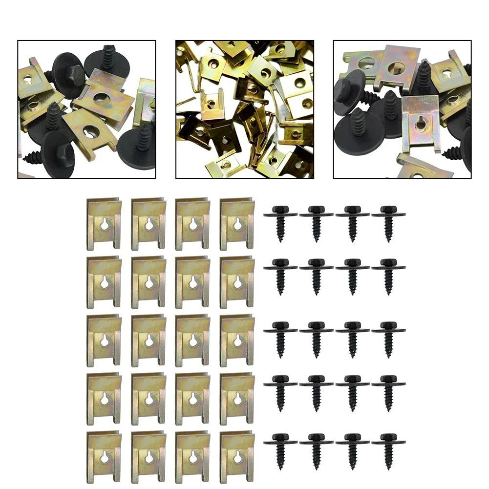 Screw Nut Clips for Universal Fitment (High Universality)