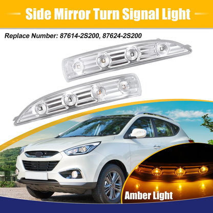 Mirror Turn Signal Light Kit Front Left Right for Hyundai Tucson (2016–2023)