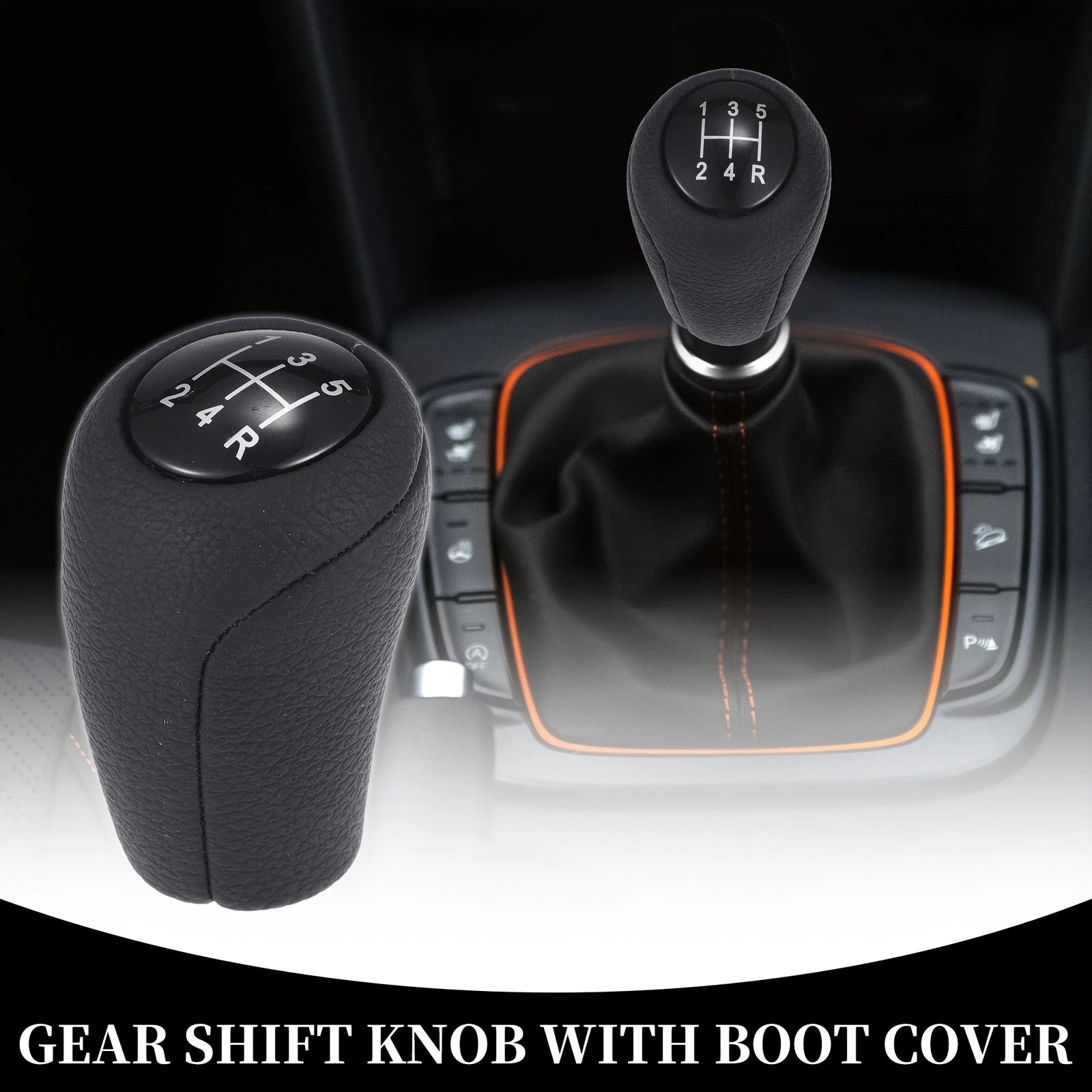 Gear Shift Knob 5 Speed Manual Replacement for Mazda MX-5 Miata (2006–2012)