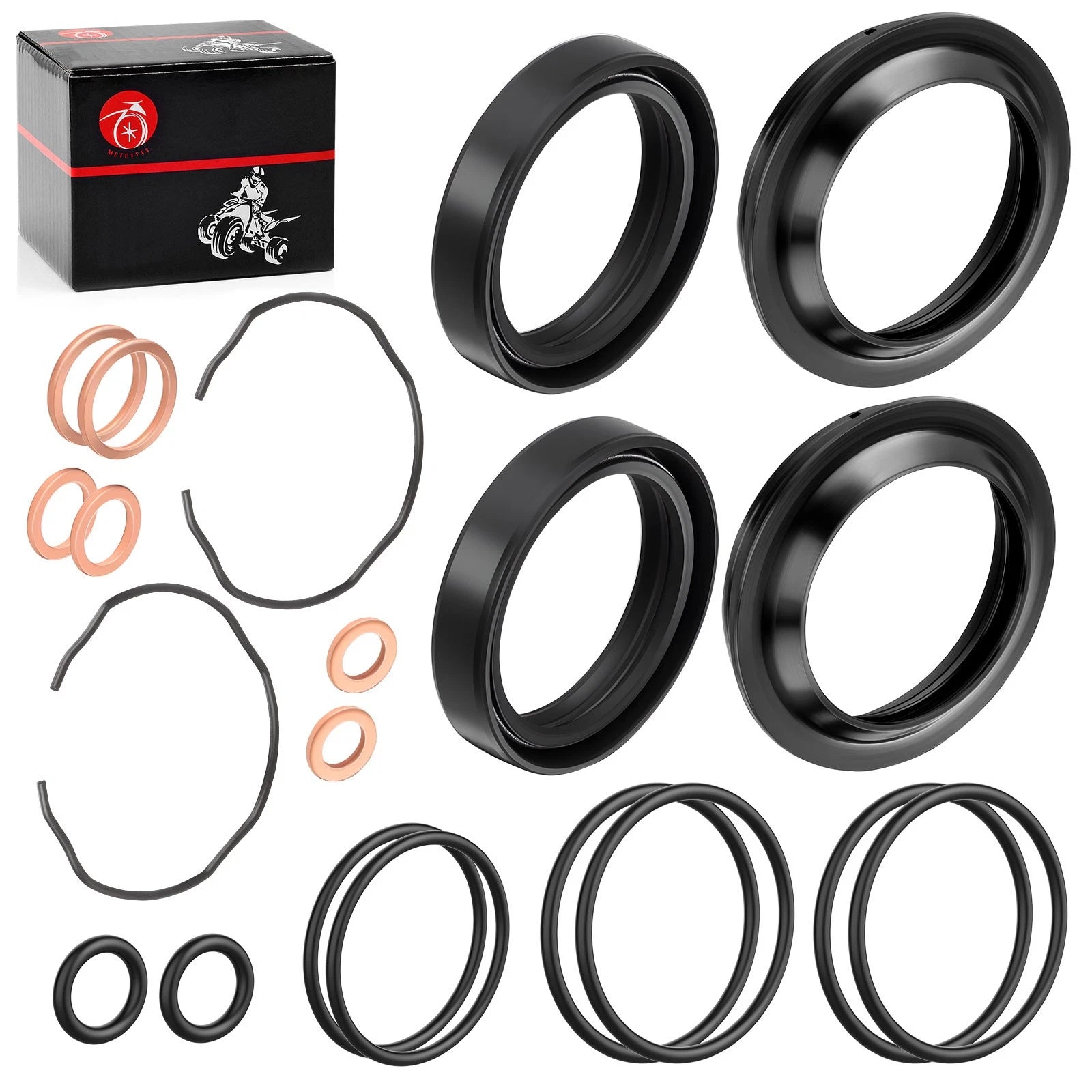 Front Fork Dust & Oil Seal Kit for Suzuki GSXR600 GSXR750 (2004–2005)