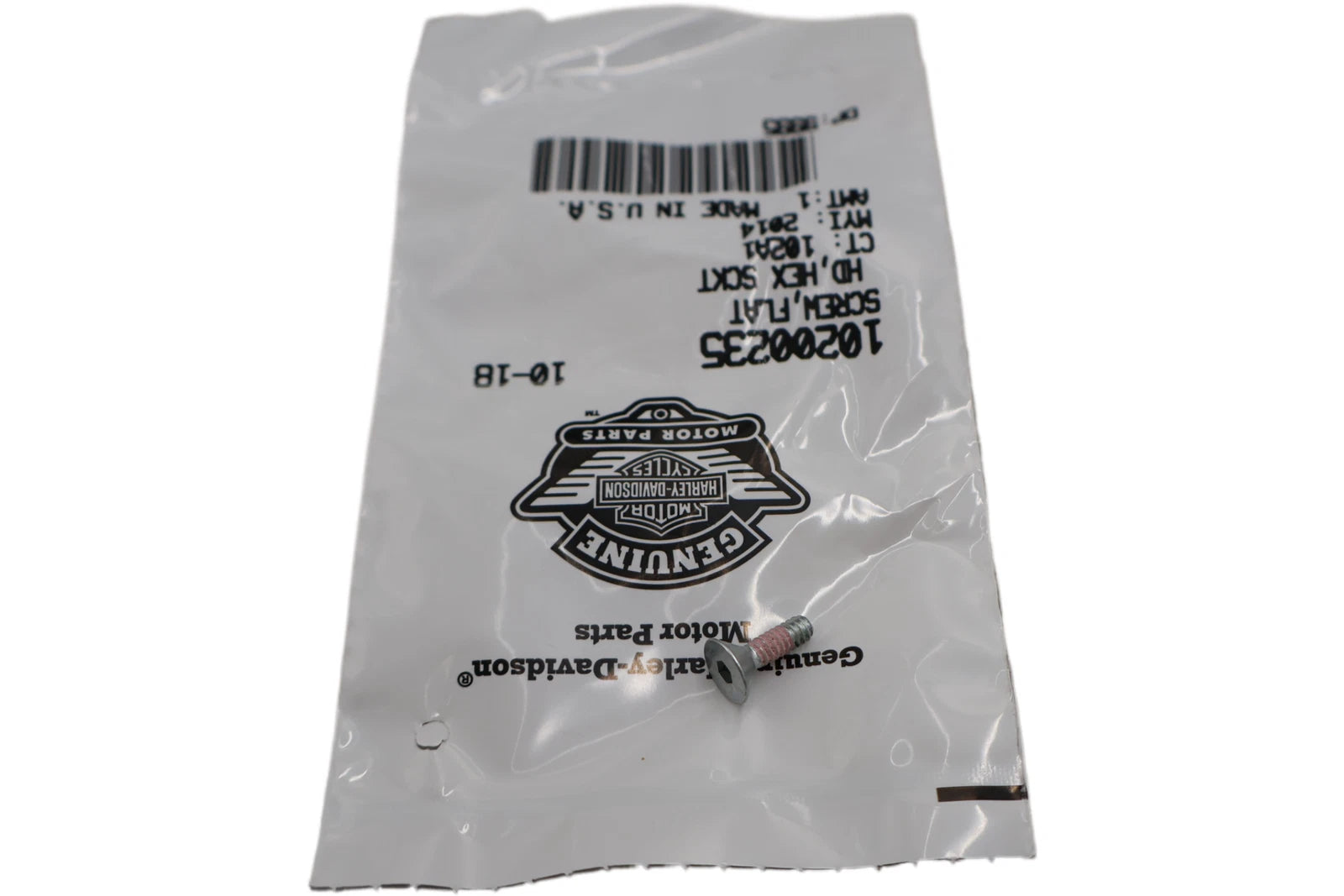 Air Cleaner Screw Flat Head Hex for Harley-Davidson CVO Breakout (2013–2017)