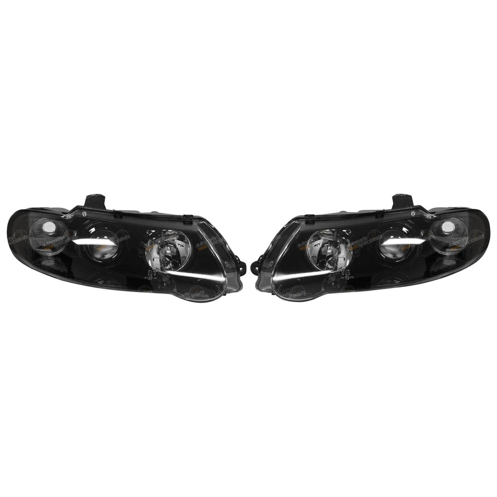 Altezza Clear Headlight Black for Holden Commodore VX VU (1997–2002)