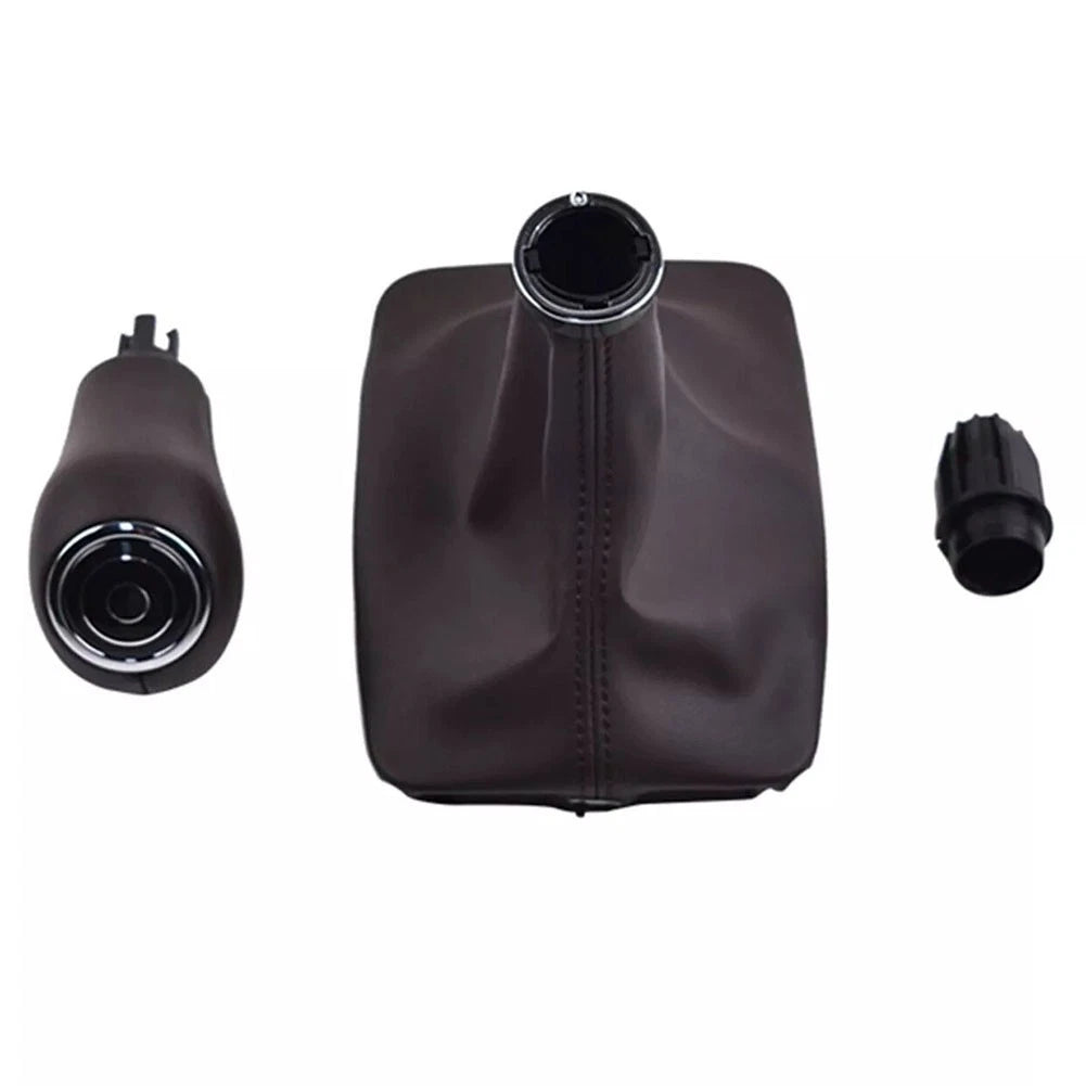Mocha Gear Shift Knob and Boot for Mercedes W204 (2007–2014)