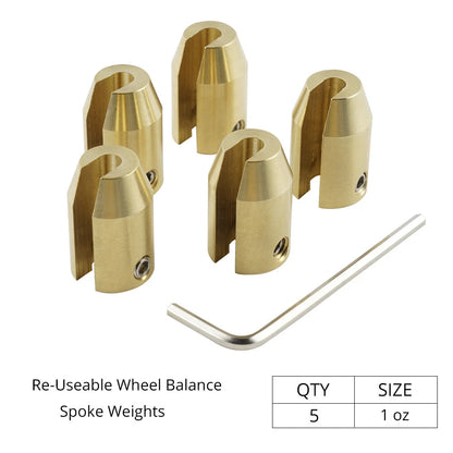 Reusable Wheel Balance Spoke Weights for Harley Super Moto (Vintage)
