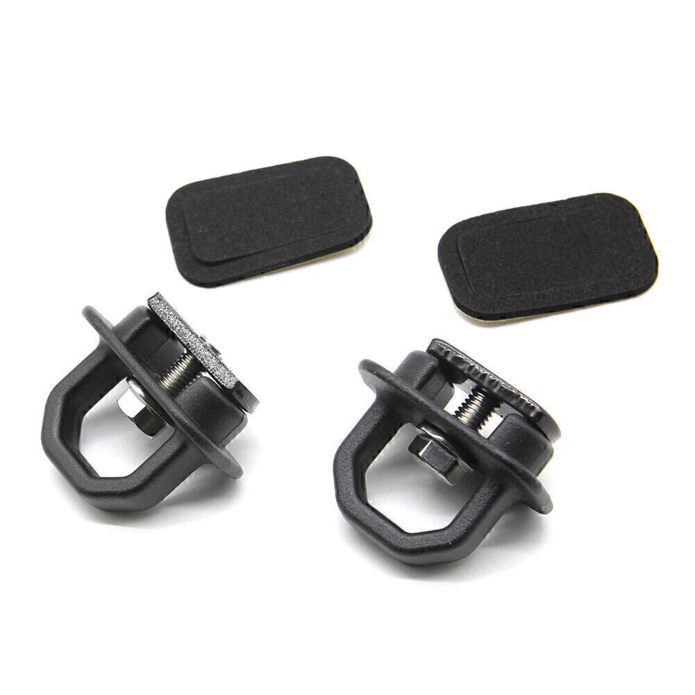 2Pcs Tie Down Anchors Hooks for Chevy Silverado Black