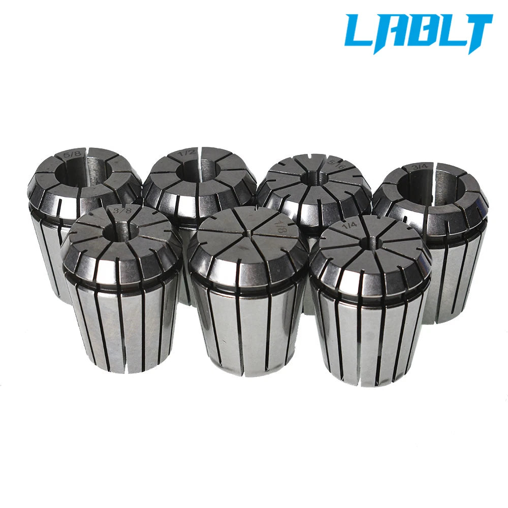7Pcs ER32 Spring Collet Set for CNC Lathe Tool Engraving Machine