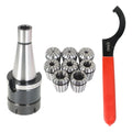 10-Piece #40 ER-40 Spring Collet Chuck for Precision Machining