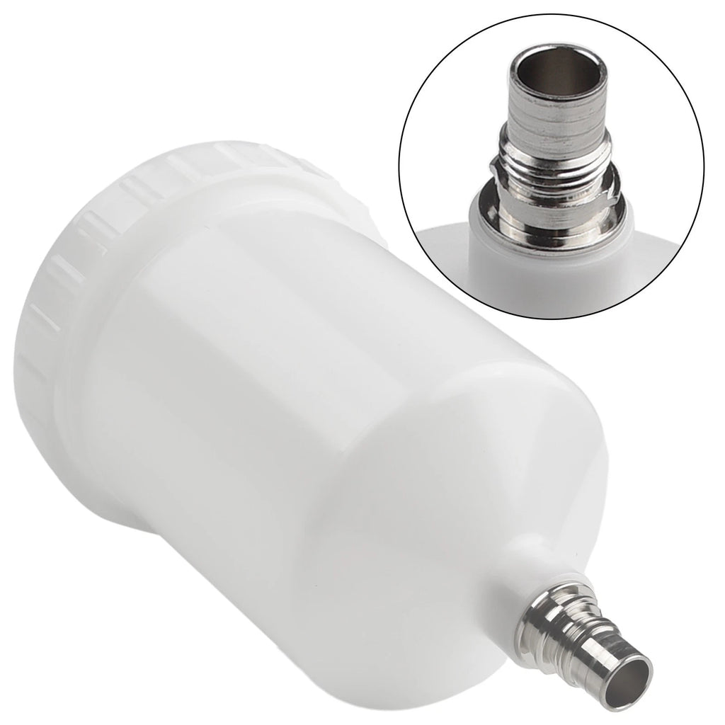 White Plastic Cup Pot for Sata Sprayer Jet Connector (Fits )