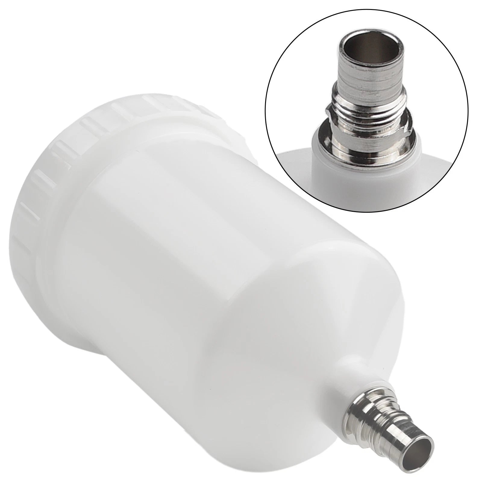 White Plastic Cup Pot for Sata Sprayer Jet Connector (Fits )