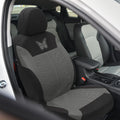 9 Piece Car Seat Covers Kit for Universal SUV - Butterfly Pattern Gray